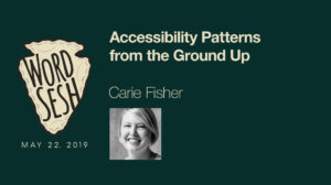 Thumbnail for Accessibility Patterns from the Ground Up