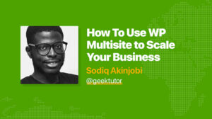 Thumbnail for How To Use WordPress Multisite to Scale Your Business