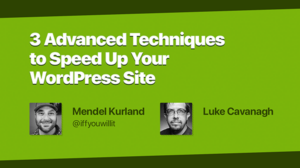 Thumbnail for 3 Advanced Techniques to Speed Up Your WordPress Site